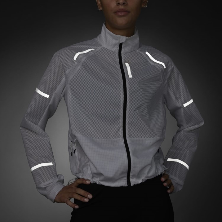 Reflet At Night X-city Running Cover-up Adidas Branco