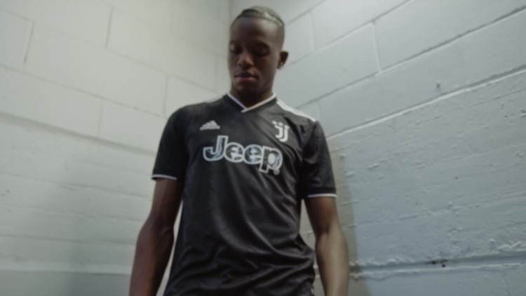 Adidas Juventus 22/23 Away Camisa Autêntica Preta