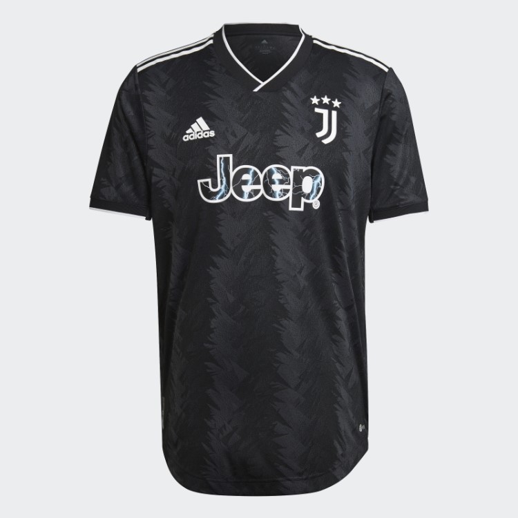 Adidas Juventus 22/23 Away Camisa Autêntica Preta