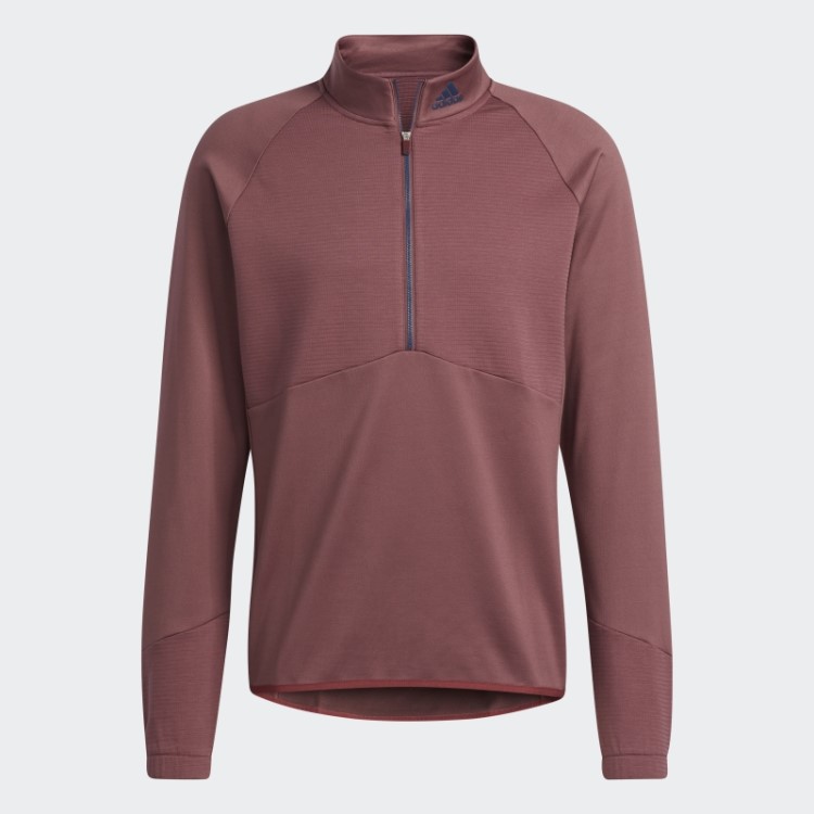 Pulôver Bordô Adidas Cold.rdy Com Zíper 1/4