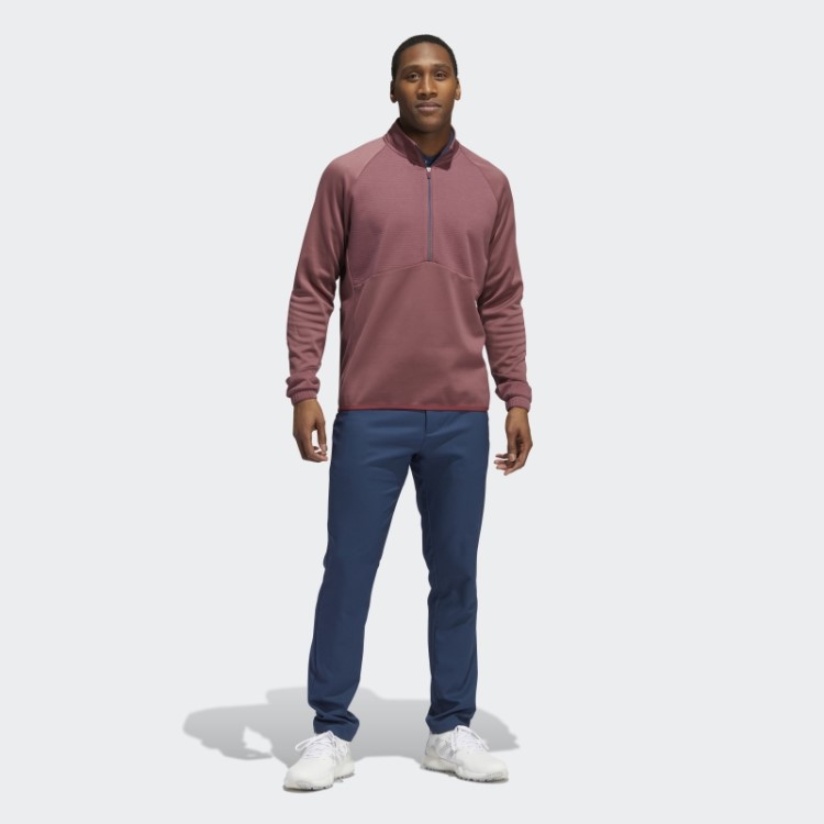 Pulôver Bordô Adidas Cold.rdy Com Zíper 1/4