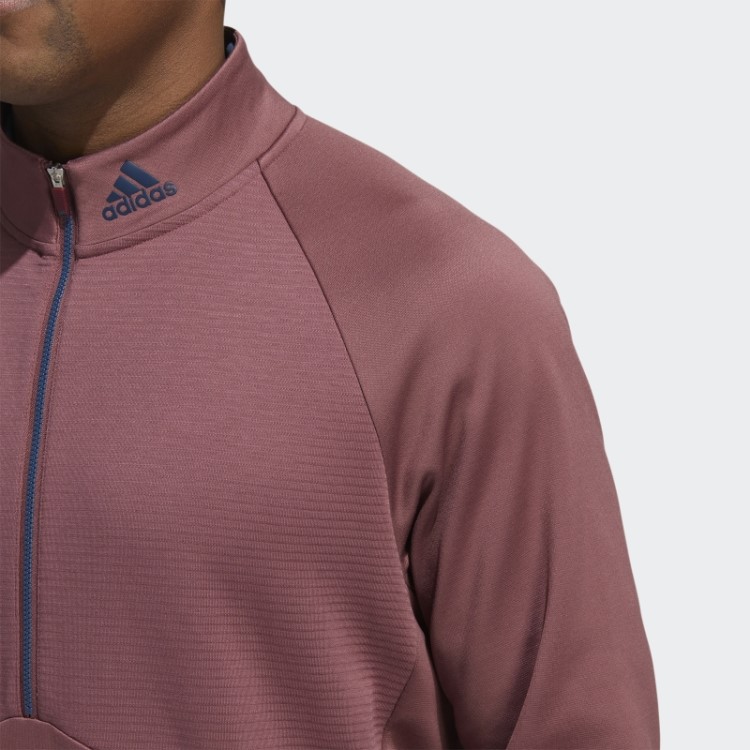 Pulôver Bordô Adidas Cold.rdy Com Zíper 1/4