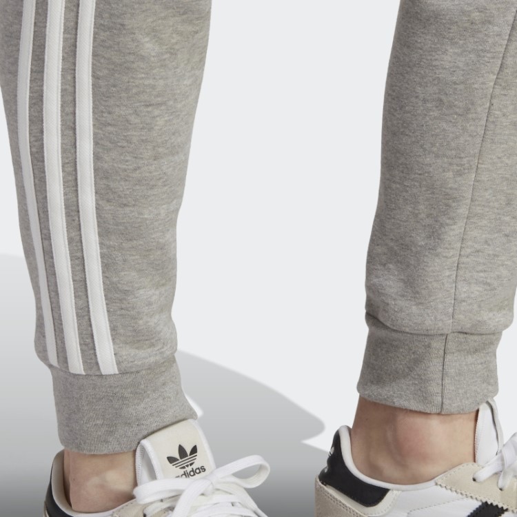 Calça Adicolor Classics Cinza Médio Com As Três Listras Adidas