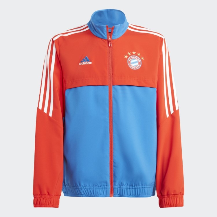 Top De Faixa De Apresentação Adidas Red Fc Bayern Condivo 22