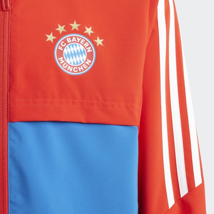 Top De Faixa De Apresentação Adidas Red Fc Bayern Condivo 22