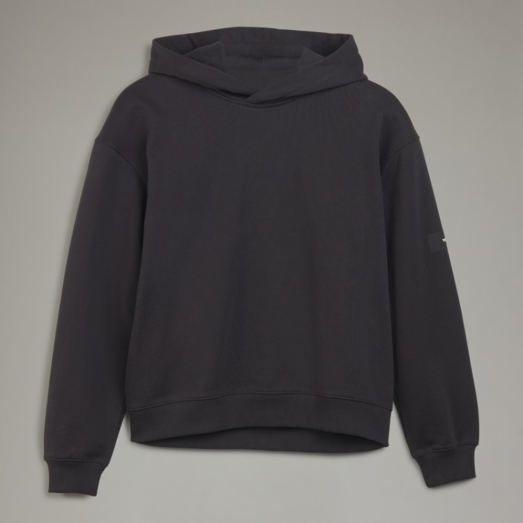 Y-3 Moletom Com Capuz Felpudo De Algodão Orgânico Adidas Hot