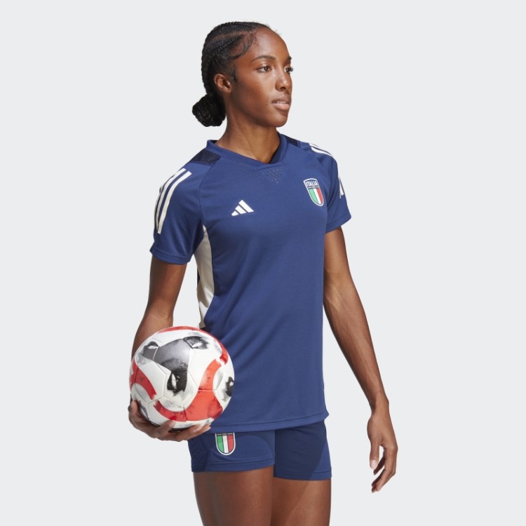 Camisa Adidas Azul Escuro Itália Tiro 23 Pro