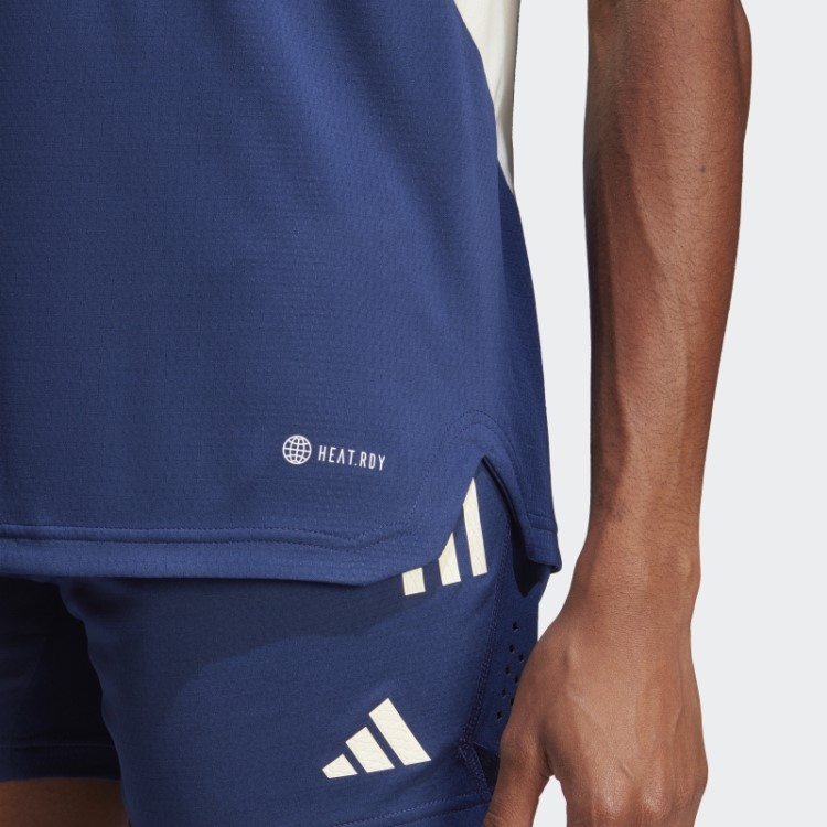 Camisa Adidas Azul Escuro Itália Tiro 23 Pro