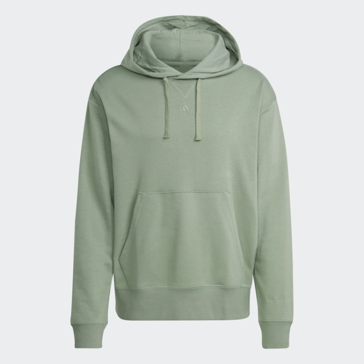 Moletom Adidas All Szn French Terry Verde Prateado