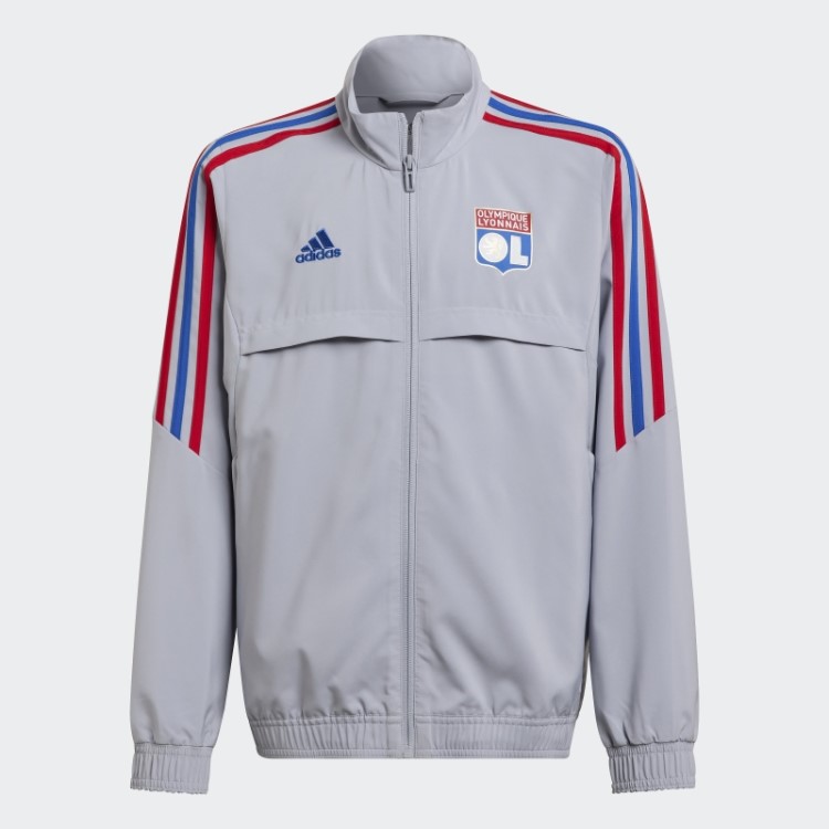 Prata Olympique Lyonnais Tiro 21 Faixa De Apresentação De Treinamento Top Adidas