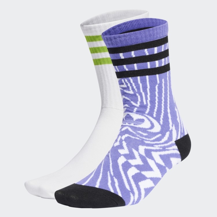 Meias Brancas Adidas Rekive Meia Canoa 2 Pares