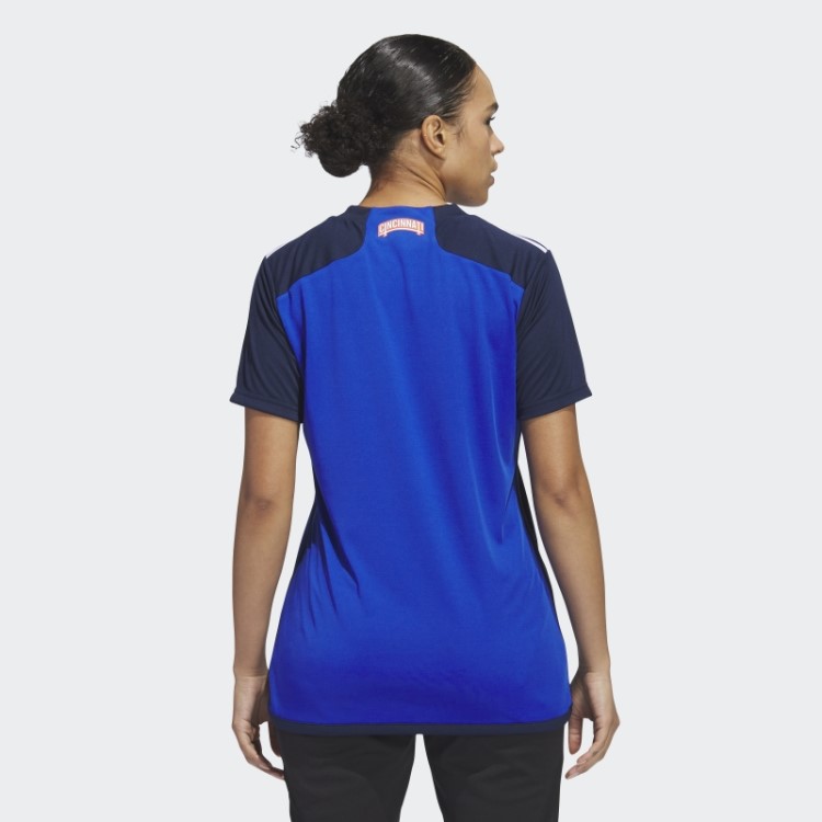 Camisa Azul Adidas Fc Cincinnati 23/24 Em Casa