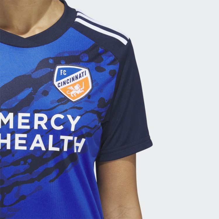 Camisa Azul Adidas Fc Cincinnati 23/24 Em Casa