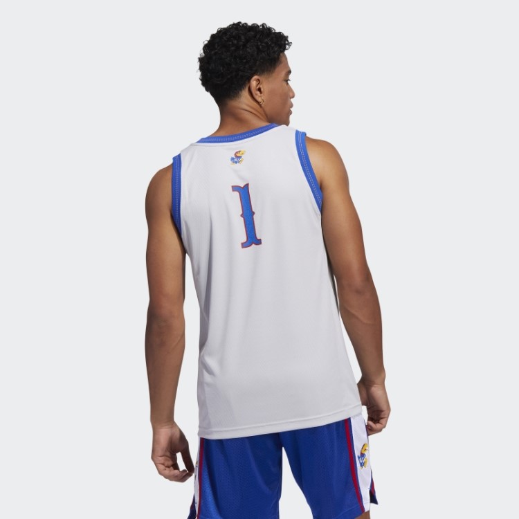 Camisa Cinza Claro Adidas Jayhawks Swingman