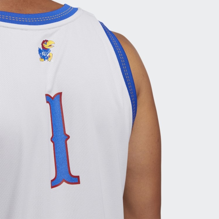 Camisa Cinza Claro Adidas Jayhawks Swingman