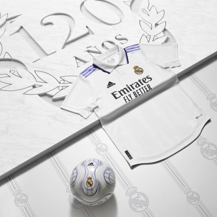 Real Madrid 22/23 Home Autêntico Jersey Adidas Branco