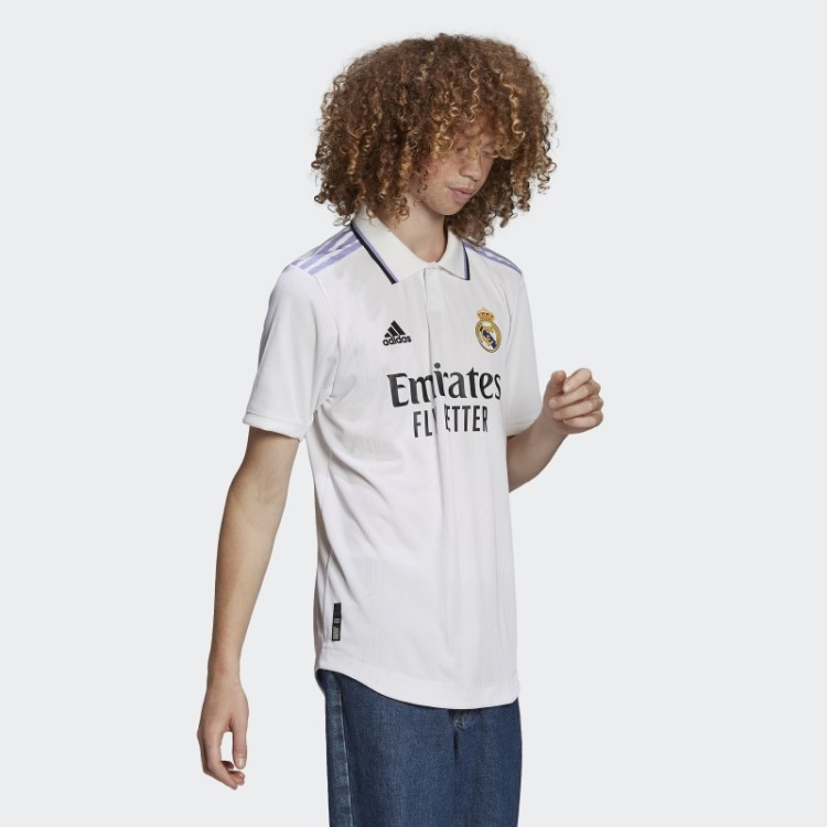 Real Madrid 22/23 Home Autêntico Jersey Adidas Branco