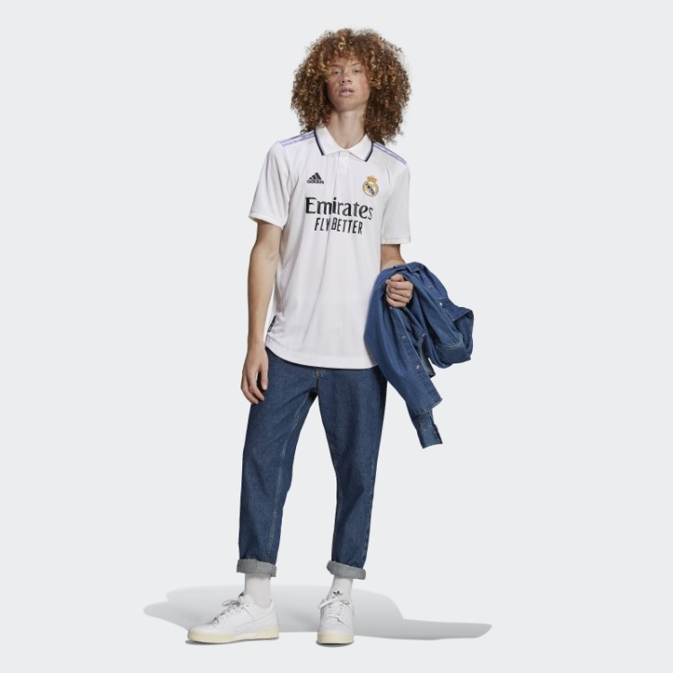 Real Madrid 22/23 Home Autêntico Jersey Adidas Branco
