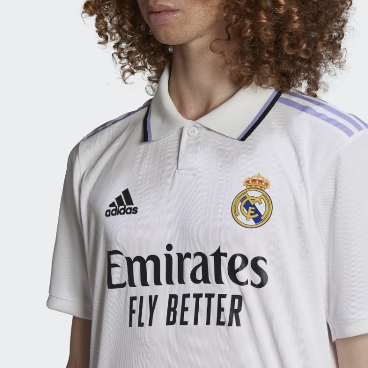 Real Madrid 22/23 Home Autêntico Jersey Adidas Branco