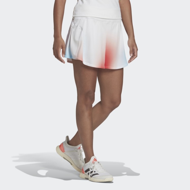Saia De Tênis Estampada Melbourne Adidas Branca
