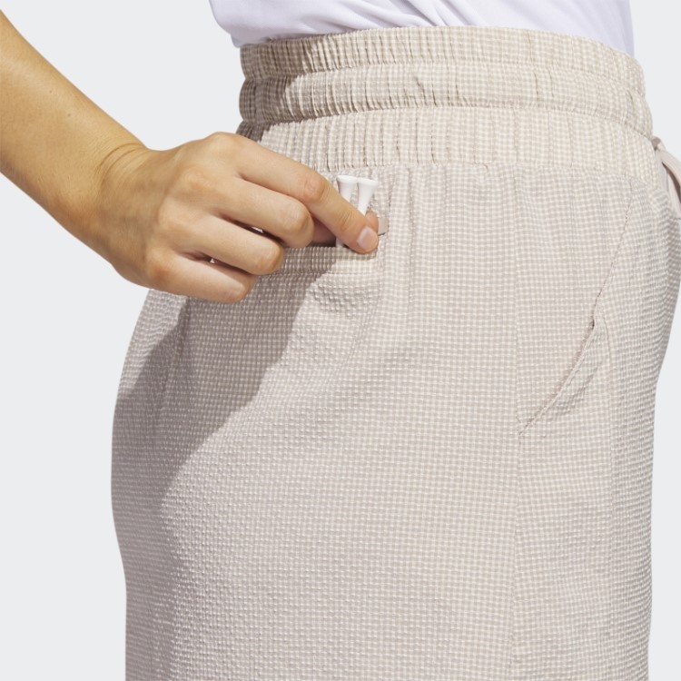 Short De Golfe Seersucker 16 Polegadas Taupe Adidas