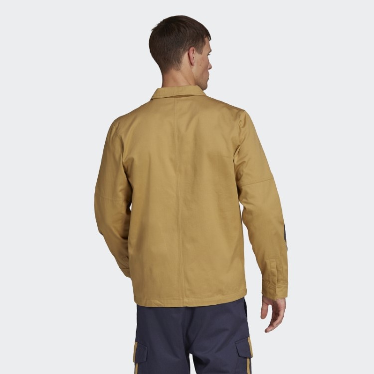 Overshirt Bege Adidas Tiro Dourado