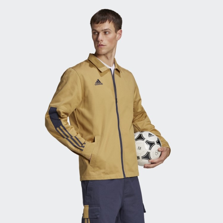 Overshirt Bege Adidas Tiro Dourado