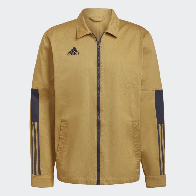 Overshirt Bege Adidas Tiro Dourado