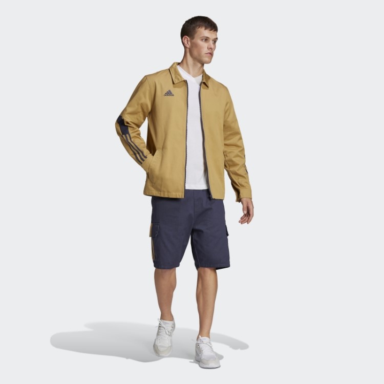 Overshirt Bege Adidas Tiro Dourado