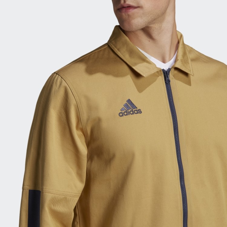Overshirt Bege Adidas Tiro Dourado