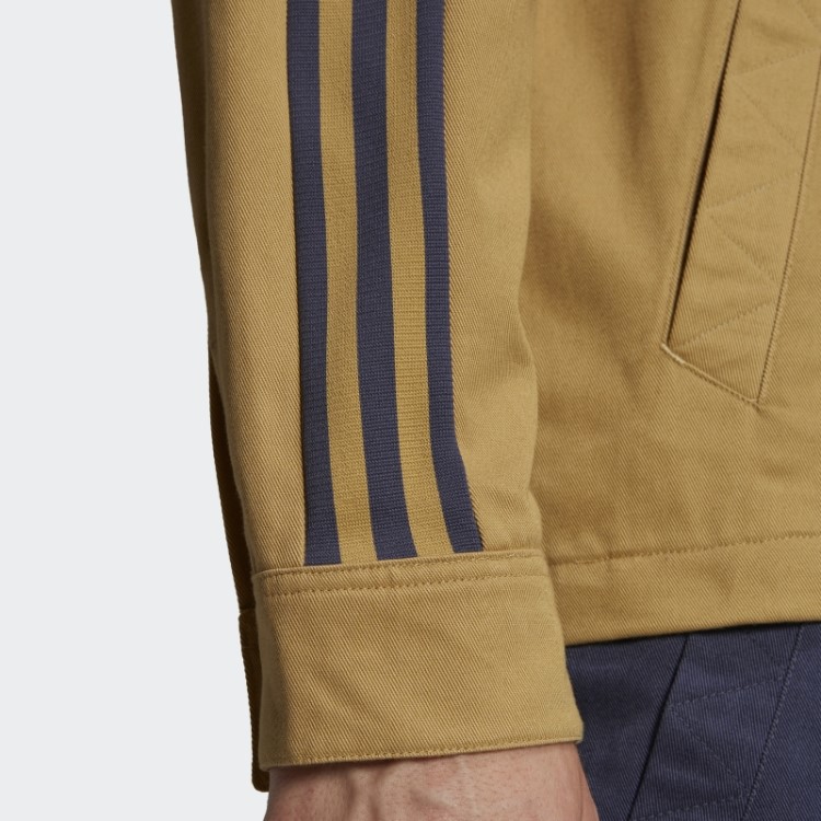 Overshirt Bege Adidas Tiro Dourado