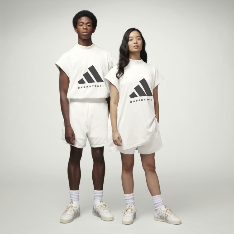 Top De Basquete Adidas Branco Quente