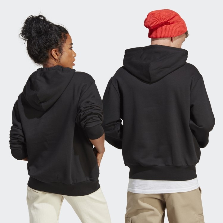 Moletom Com Capuz Gráfico Preto Adidas