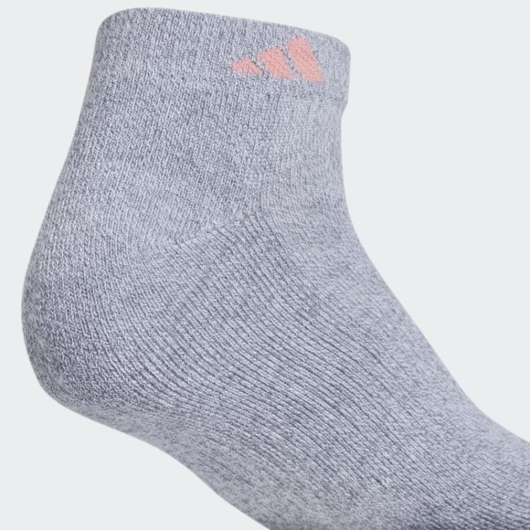 Meias Atléticas De Corte Baixo 6 Pares Cinza Médio Adidas