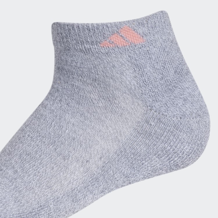 Meias Atléticas De Corte Baixo 6 Pares Cinza Médio Adidas