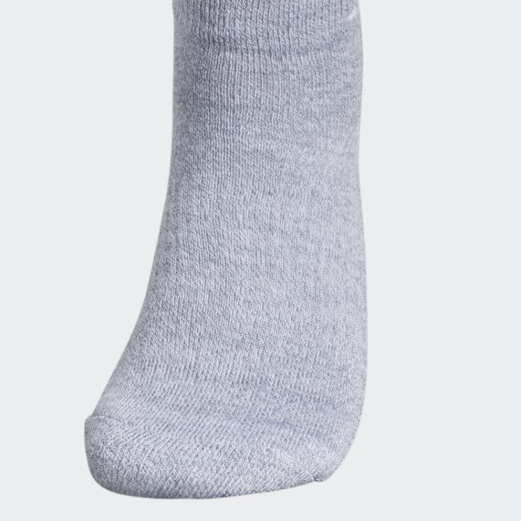 Meias Atléticas De Corte Baixo 6 Pares Cinza Médio Adidas