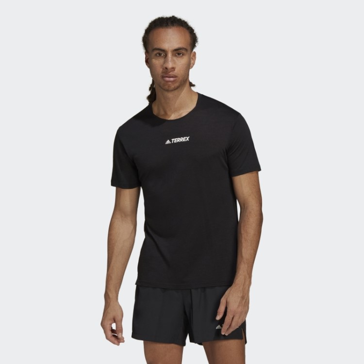 Camiseta De Lã Terrex Agravic Pro Preta