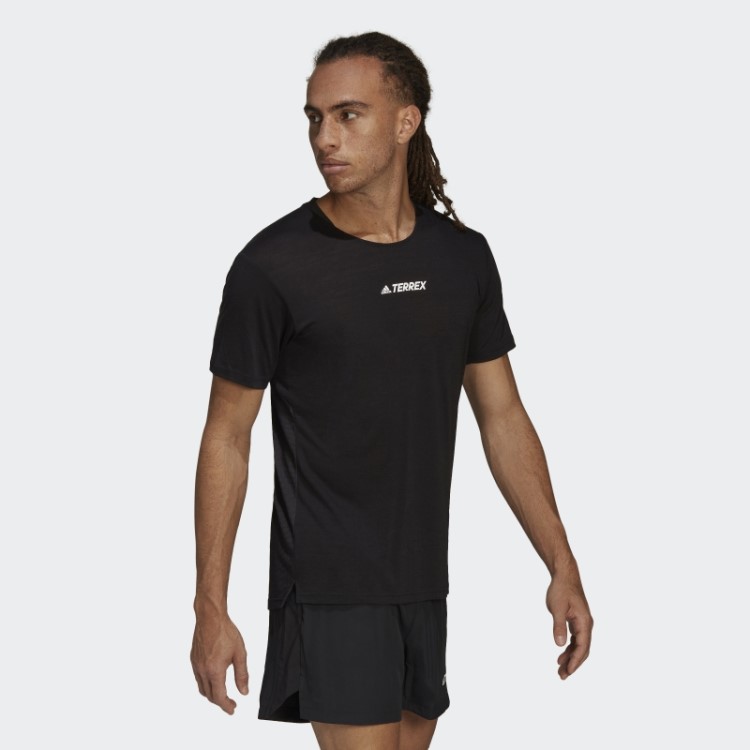 Camiseta De Lã Terrex Agravic Pro Preta