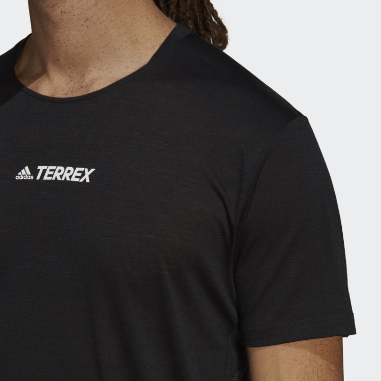 Camiseta De Lã Terrex Agravic Pro Preta