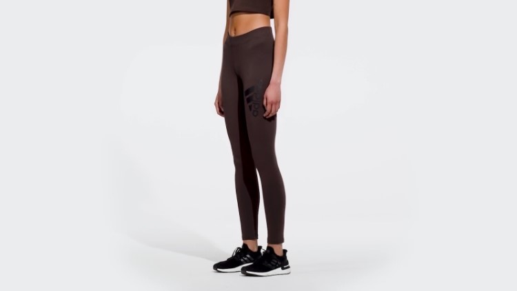Distintivo De ícones Do Futuro Marrom De Leggings Esportivas Adidas