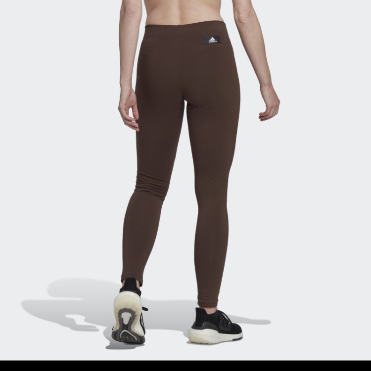 Distintivo De ícones Do Futuro Marrom De Leggings Esportivas Adidas