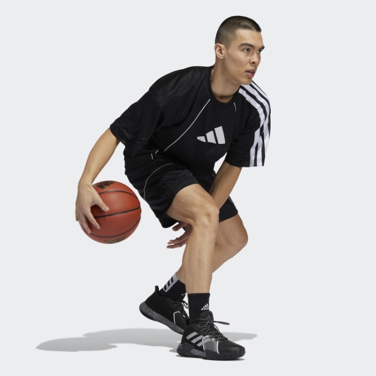 Calções De Basquete Preto Creator 365 Adidas
