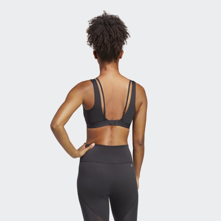 Sutiã De Suporte Médio Adidas Black Powerimpact Luxe