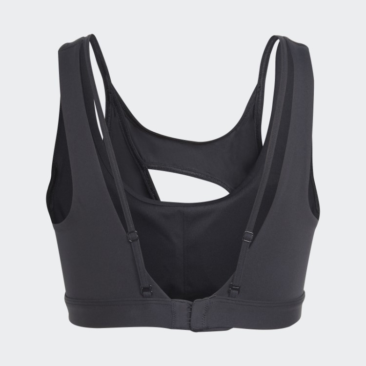 Sutiã De Suporte Médio Adidas Black Powerimpact Luxe