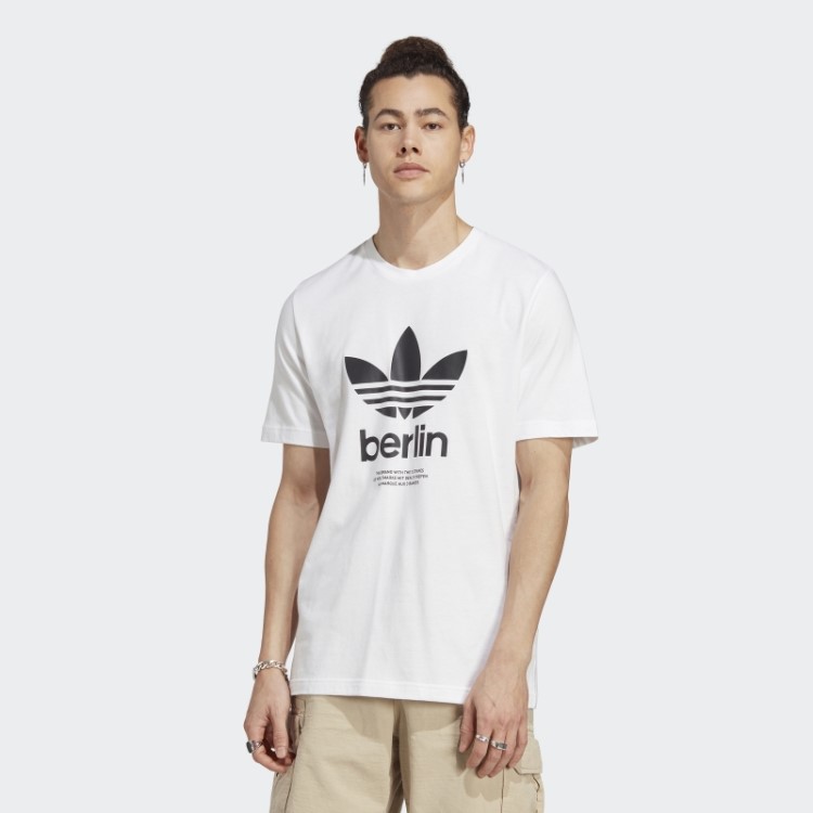Camiseta Branca Icone Berlin City Originals Adidas