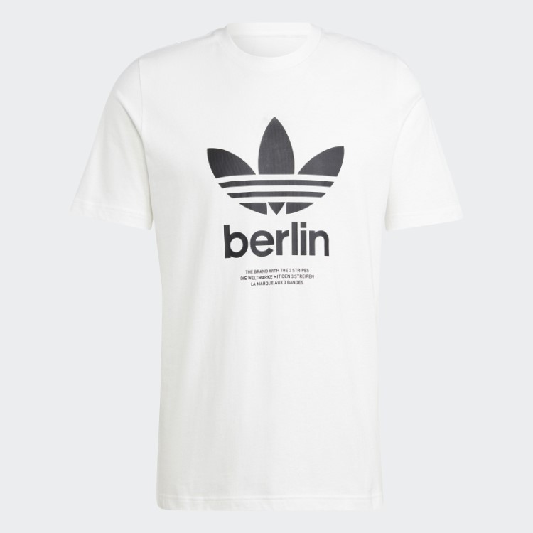 Camiseta Branca Icone Berlin City Originals Adidas