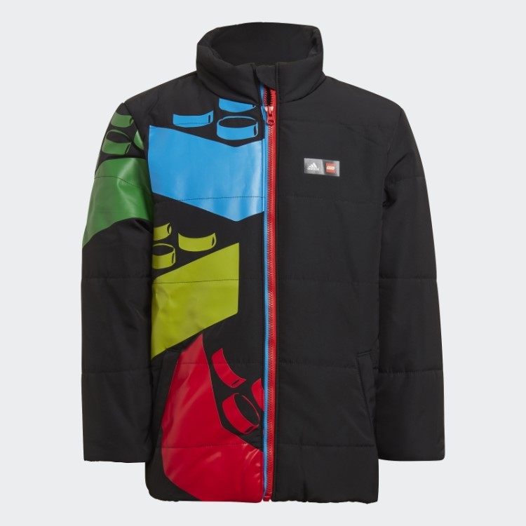 Adidas X Classic Lego Jaqueta Acolchoada De Inverno Preto Quente