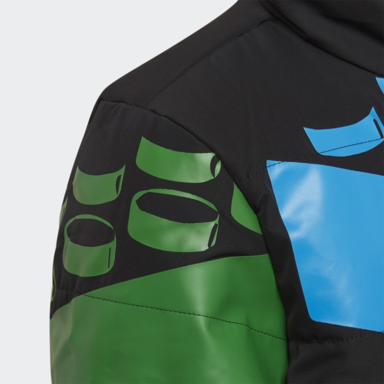 Adidas X Classic Lego Jaqueta Acolchoada De Inverno Preto Quente