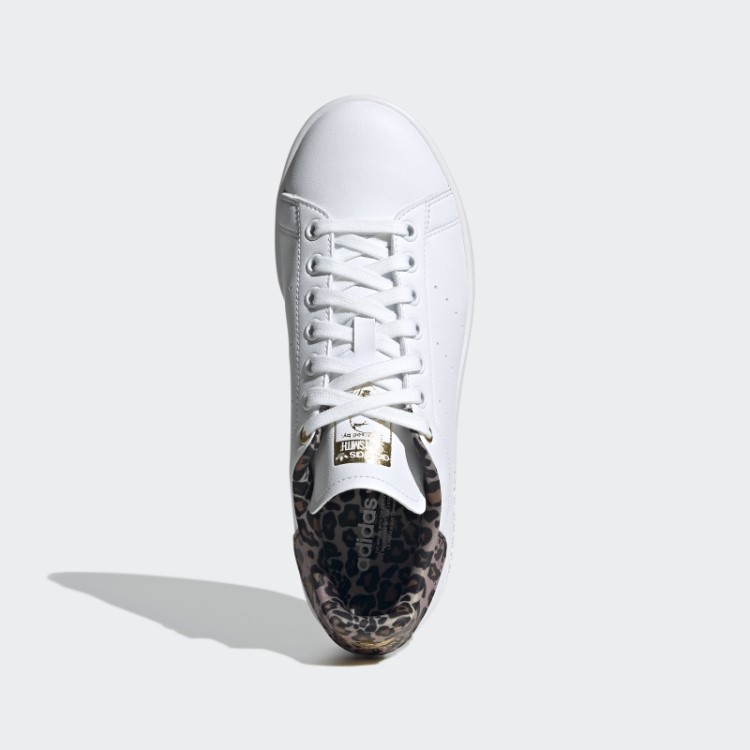 Sapatos Adidas Stan Smith Dourados Metálicos