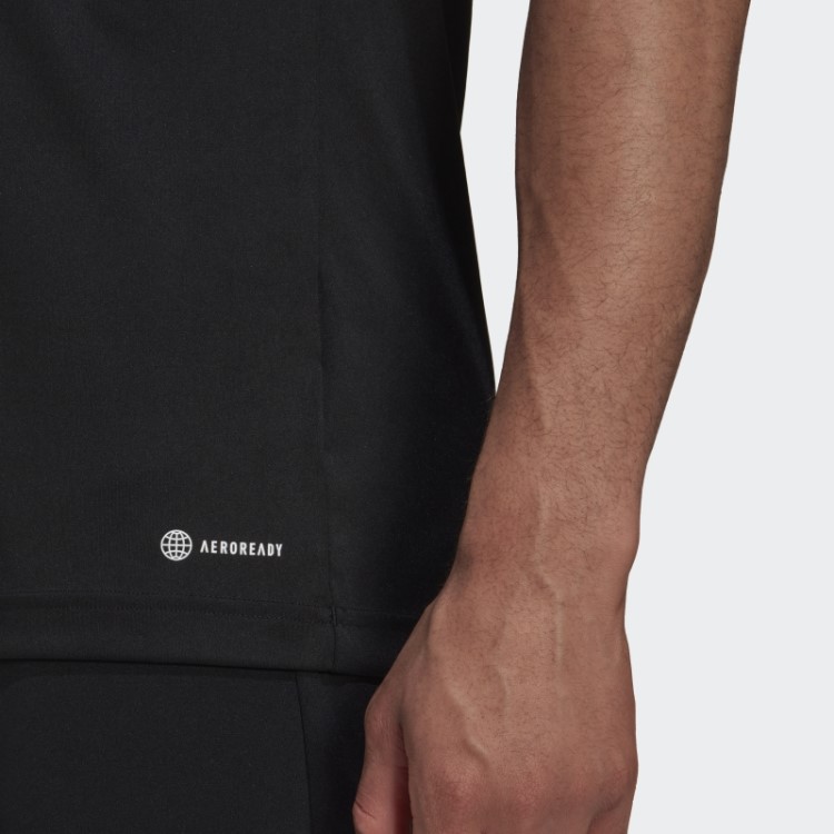 Camisa Preta Adidas Entrada 22 Quente